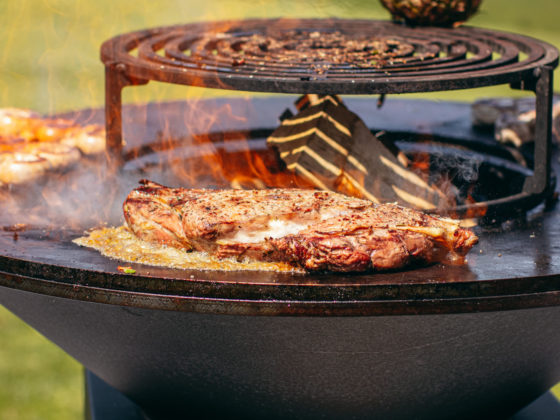 Cuisson de viandes au barbecue