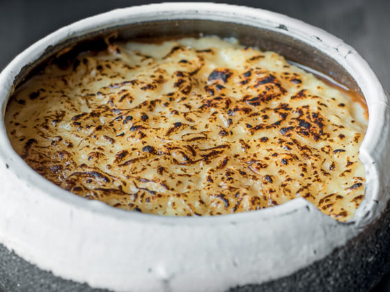 Parmentier de bœuf et légumes du jardin gratinés au fromage